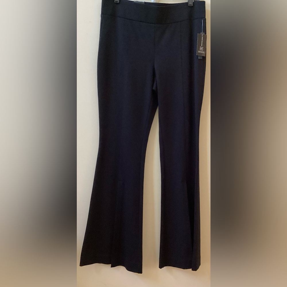 INC Black Flare Leg Pants Size 12